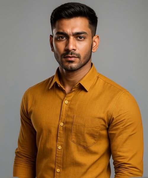 Export Quality Oxford Cotton Full Sleeve Shirt (Kathali).