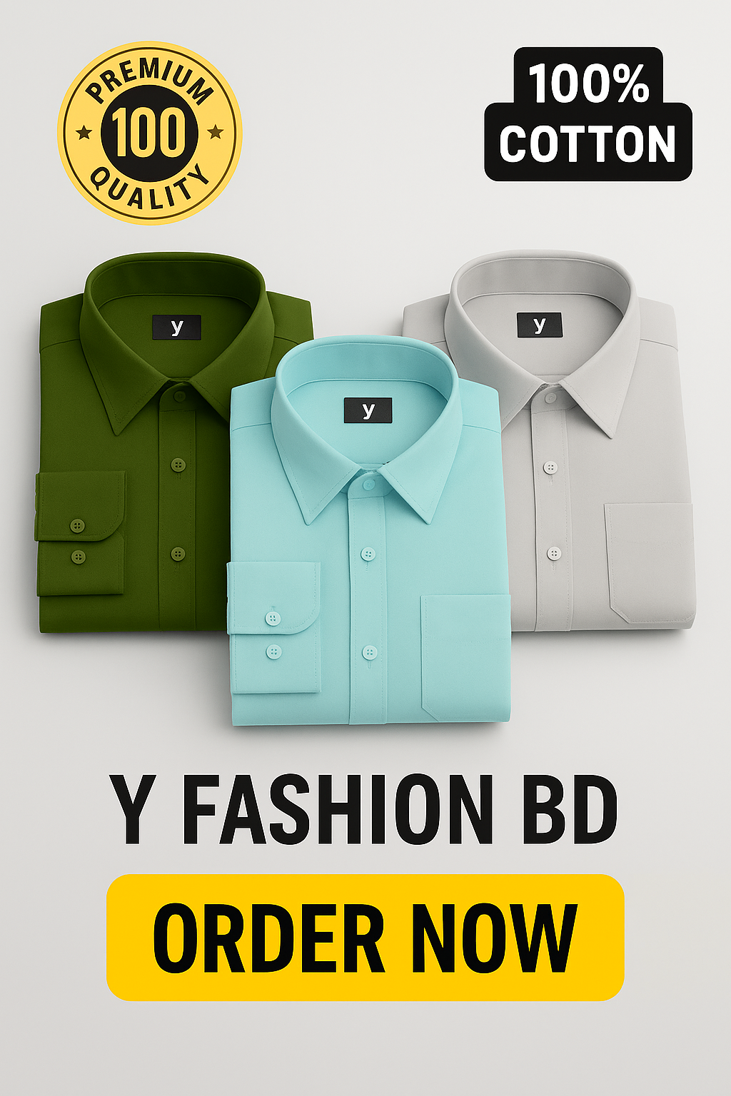 Solid Shirt Combo Offer Pest olive Ash