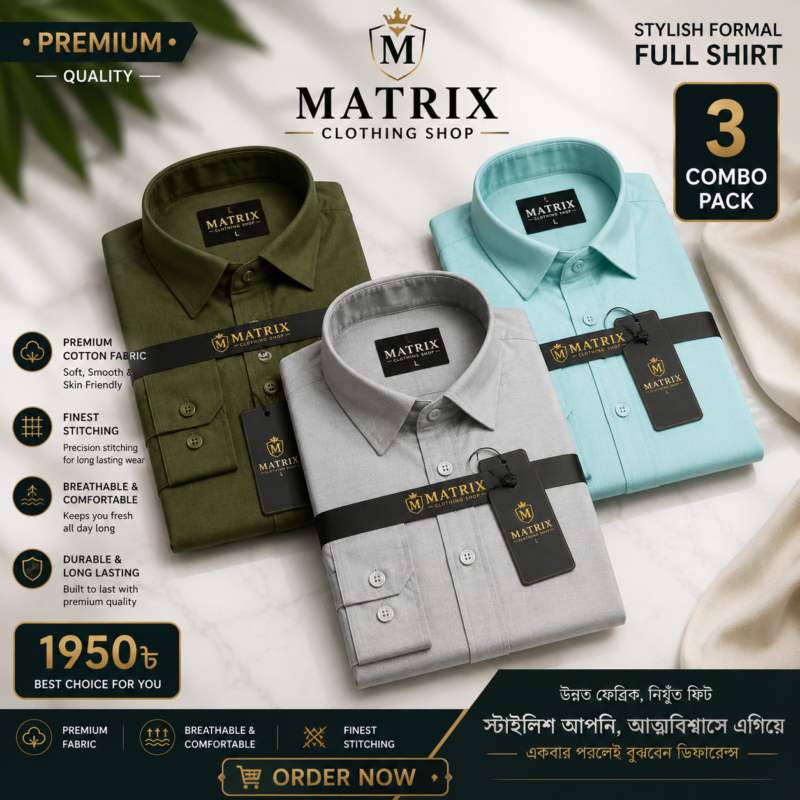 Solid Shirt Combo Offer Pest olive Ash